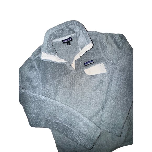 Patagonia Snap-T Re-Tool Polartec  Fleece Pullover Jacket Women’s‎ Medium Gray - Picture 1 of 10